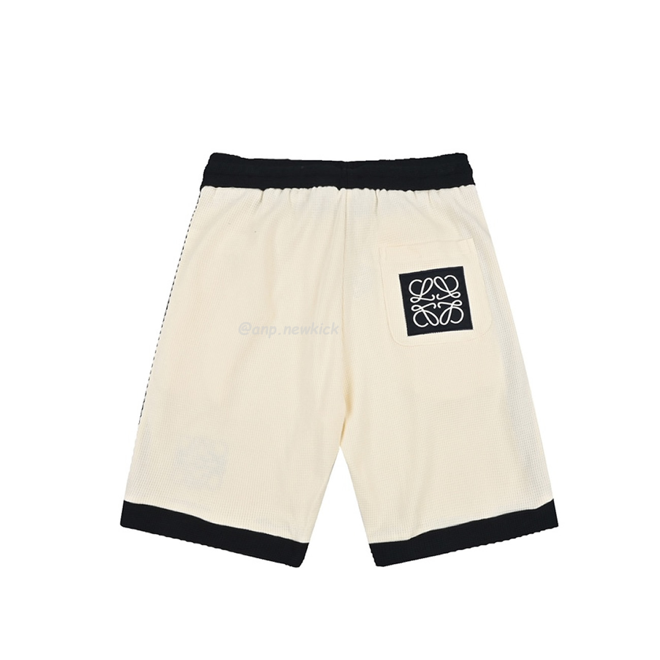 Loewe 24ss Embroidered Logo Color Blocking Waffle Shorts (11) - newkick.cc